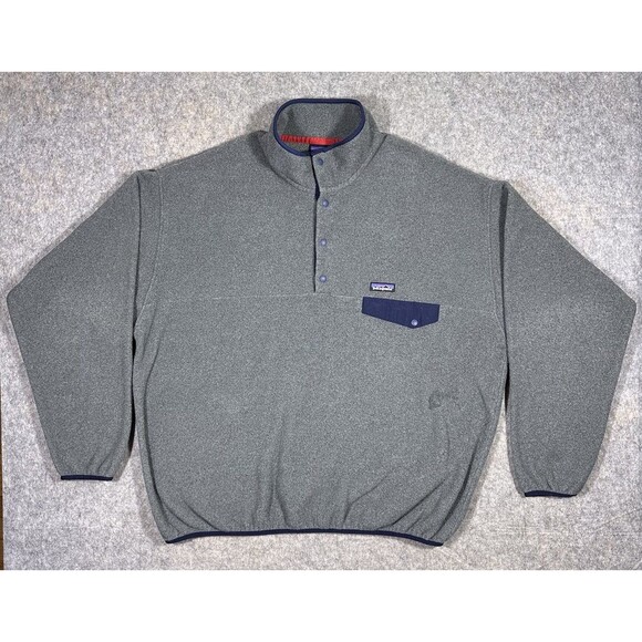 Patagonia Other - Patagonia Synchilla Snap T Fleece Pullover Men’s XXL Gray Outdoors 25580 READ